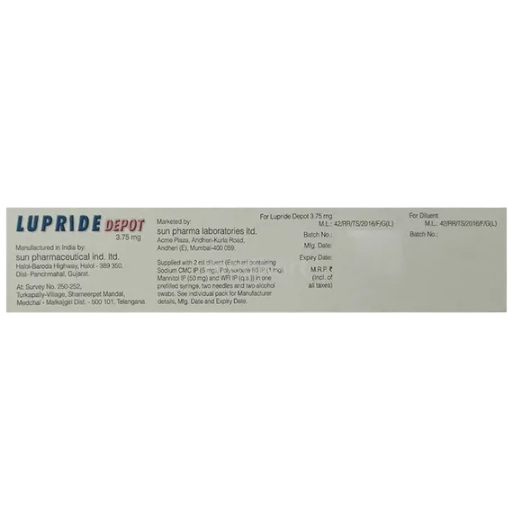 lupride depot 3.75mg injection